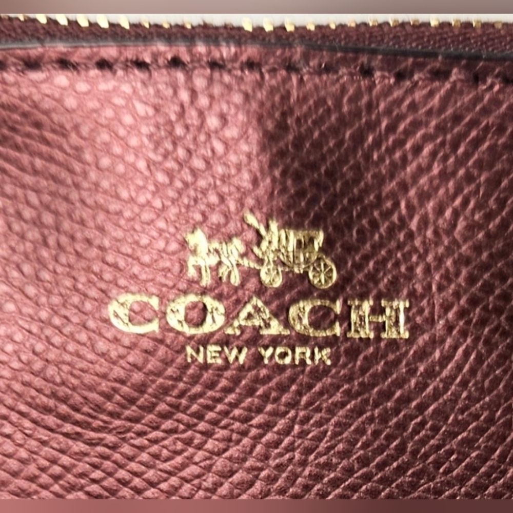 Coach Leather Cosmetic Bag NEW